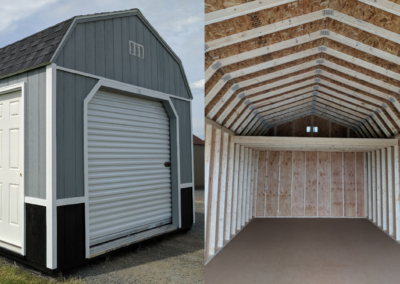 Portable Lofted Garage Wisconsin Shed builder Company