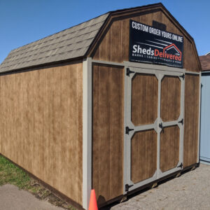10x12 Portable Lofted Dutch Barn Storage Shed