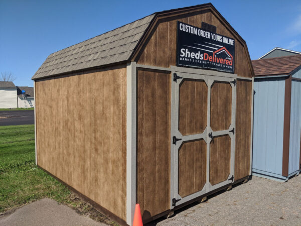 10x12 Portable Lofted Dutch Barn Storage Shed