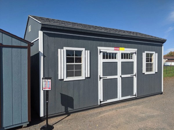 12x20 Quaker Style Storage Shed outside