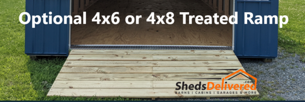 4x6 or 4x8 treated ramp