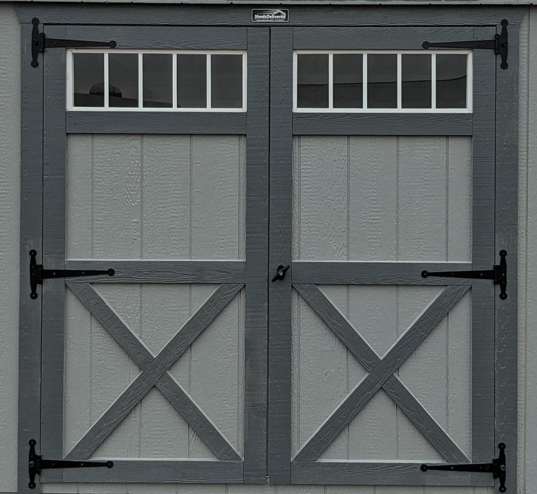 Double Door w Transom Windows