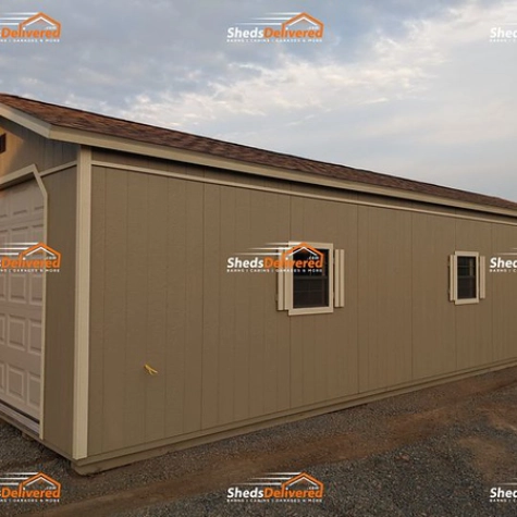 portable lofted garage wisconsin shed company