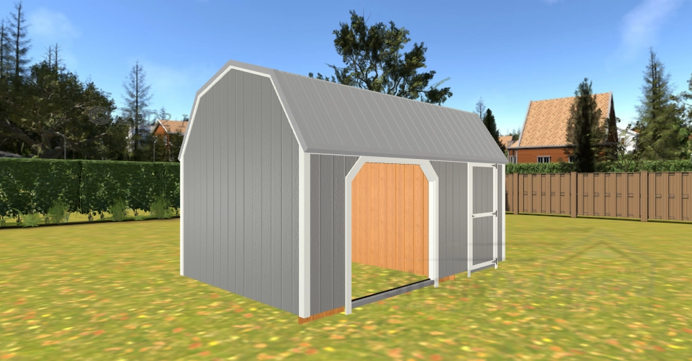 portable lofted garage wisconsin shed company