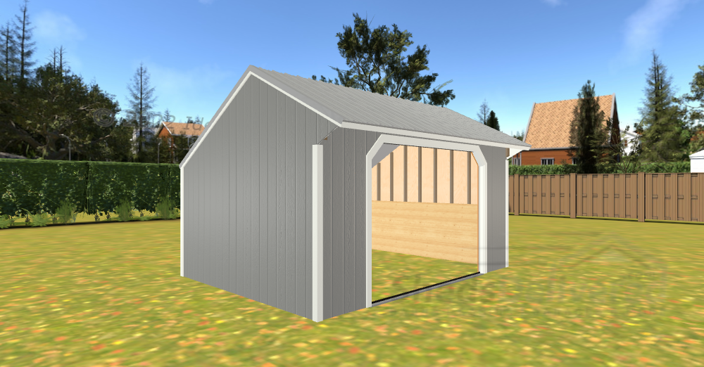 portable lofted garage wisconsin shed company