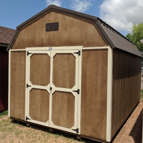 portable lofted garage wisconsin shed company